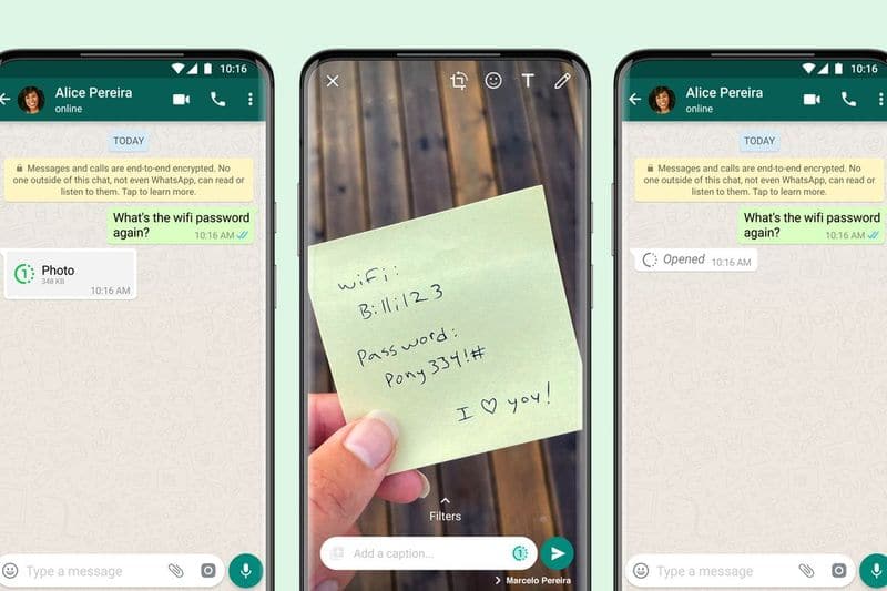 How to send View Once pictures and videos on WhatsApp