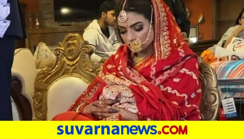 Bride Falls Asleep as Wedding Goes On Till Morning Viral Video akb