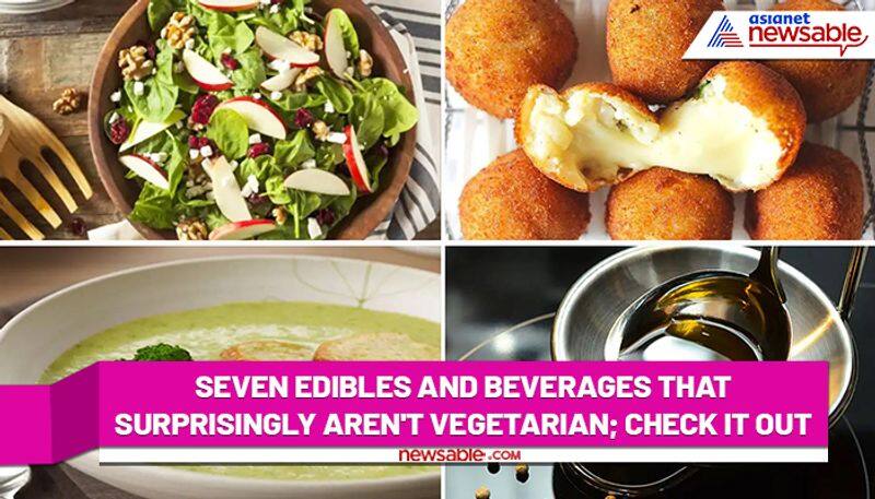 Seven edibles and beverages that surprisingly aren't vegetarian; check it out - gps