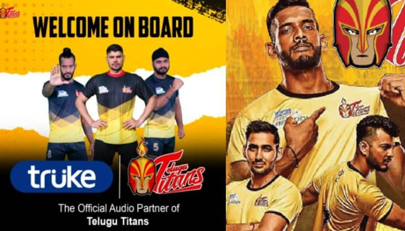 Truke Partners with Telugu Titans as official audio partner for the upcoming VIVO PRO-KABADDI LEAGUE