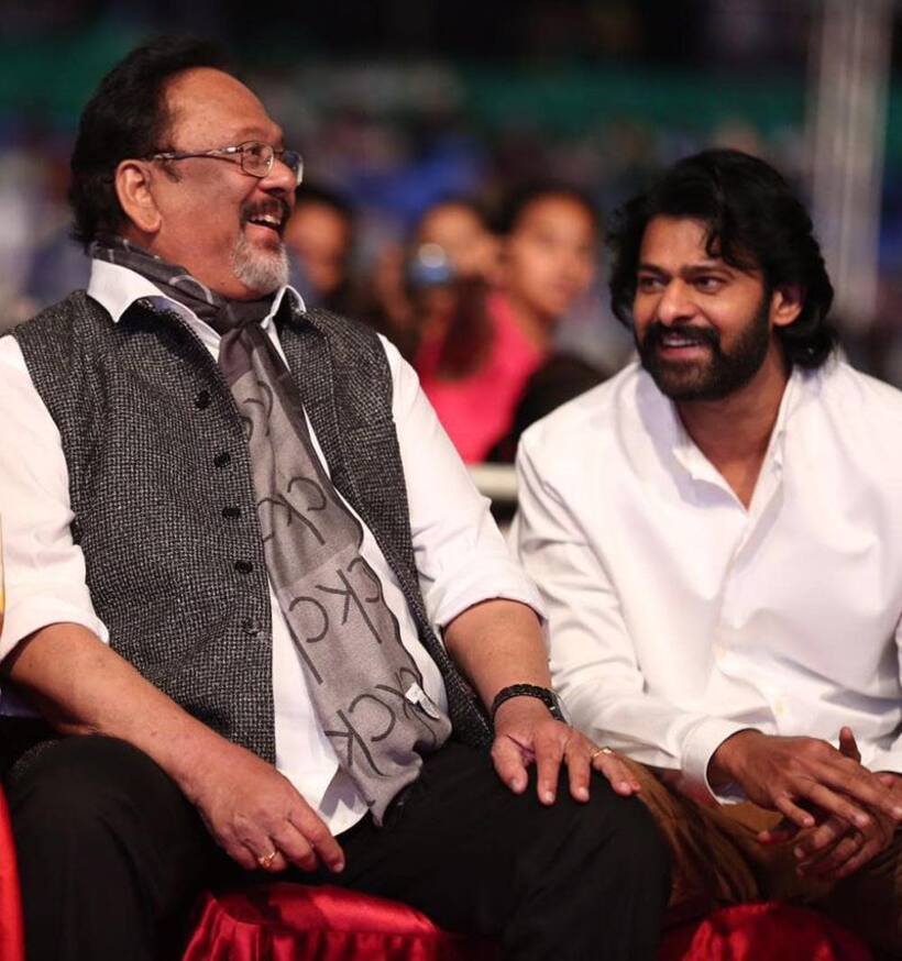 Prabhas reveals first look of Krishnam Raju in Radhe Shyam; see pic of the ‘rebel star’ here