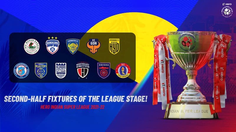 Indian Super League, ISL 2021-22: Schedule for second half announced, to run between January 10-March 5-ayh