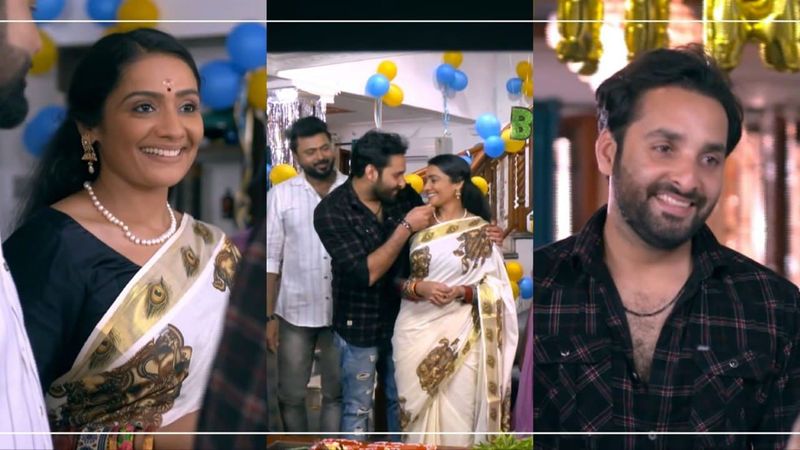 malayalam asianet serial kudumbavilakku latest episode review sumithra birthday celebrations