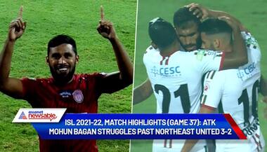 ISL 2021-22, Match Highlights (Game 37): ATK Mohun Bagan struggles past NorthEast United 3-2