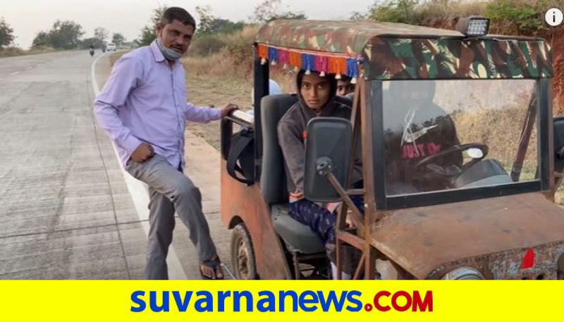 Maharashtra Man Dattatraya Lohar Built A 4 Wheeler That Impressed Anand Mahindra mnj