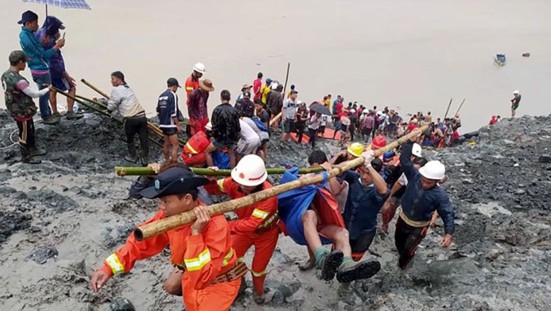 Landslide At Myanmar Jade Mine 70 Feared Missing