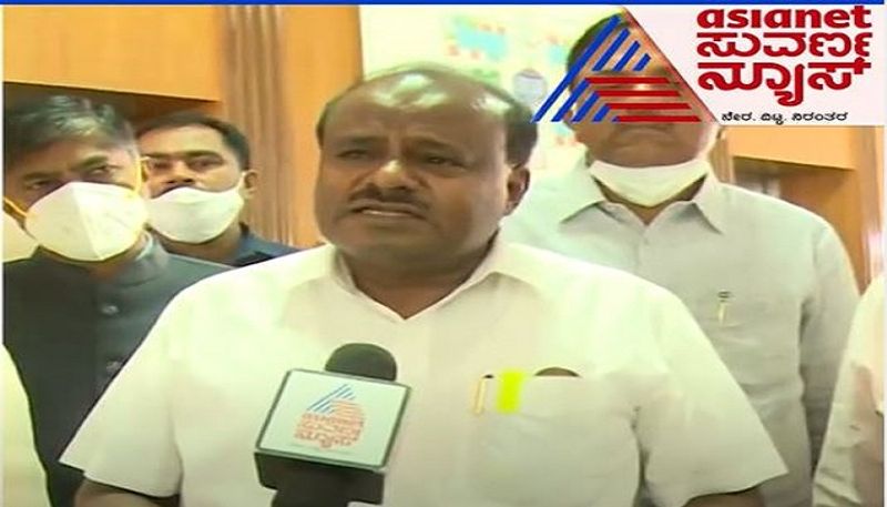 HD Kumaraswamy Hits out at BJP And Congress Over mekedatu project rbj