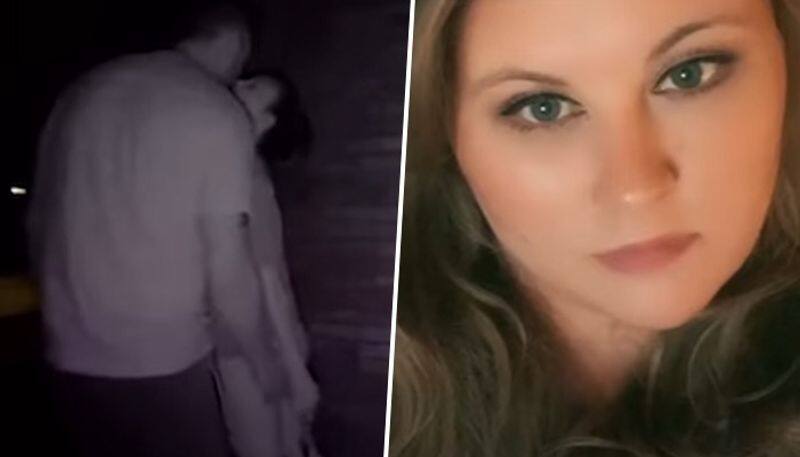 Oops TikTok user catches husband kissing his mistress on home doorbell camera gcw