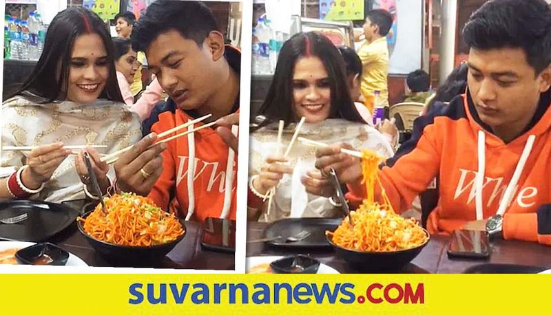 Husband teaches wife how to use chopsticks in viral video akb