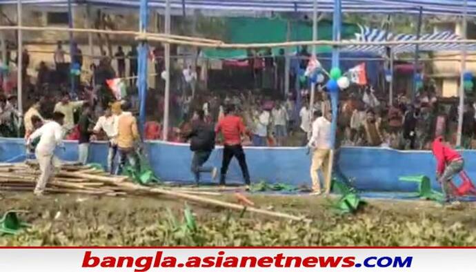 TMC in Basanti: কোন্দল মেটানোর মঞ্চেই ফের ঝামেলা, বাসন্তীতে রক্তাক্ত তৃণমূলের রক্তদান শিবির