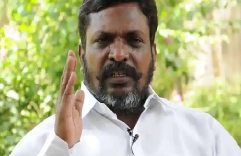 bjp imposing hindi in whatever way they can says thirumavalavan