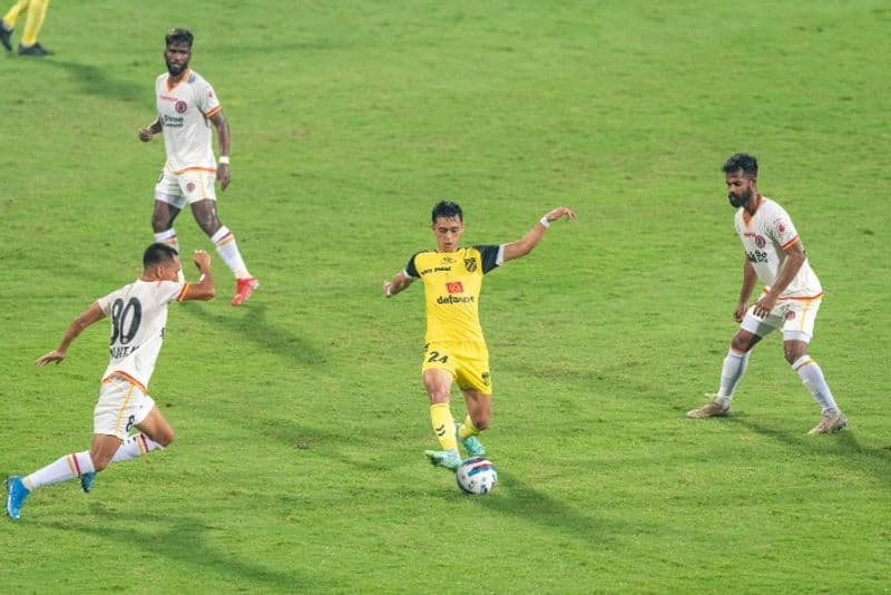 ISL 2021-2022 : Hyderabad FC  share points with East Bengal