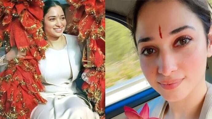 Bahubali की एक्ट्रेस Tamannah Bhatia पहुचीं Mata Vaishno Devi के दरबार, शेयर कीं PHOTOS