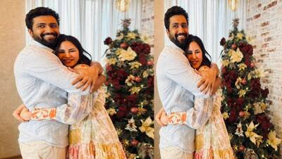 Katrina kaif और Vicky Kaushal ने बेहद रोमांटिक अंदाज में मनाया Christmas, एक दूसरे की आगोश में लिपटे आए नजर