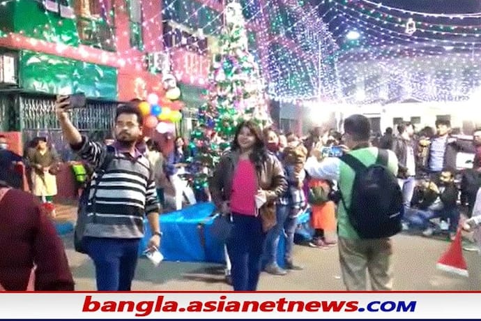 Christmas Celebration at Bow Barracks: বড়দিনের আমেজে জমজমাট বো ব্যারাক, সেলফিতে মাতল শহরবাসী