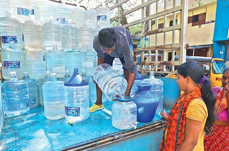 Can water business in the summer! 30 million liters sold in Chennai every day! sgb