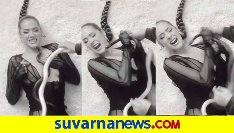 US singer bitten in her face by snake while shooting music video dpl