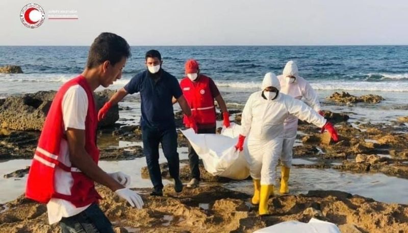 27 bodies of migrants appear on the Libyan coast