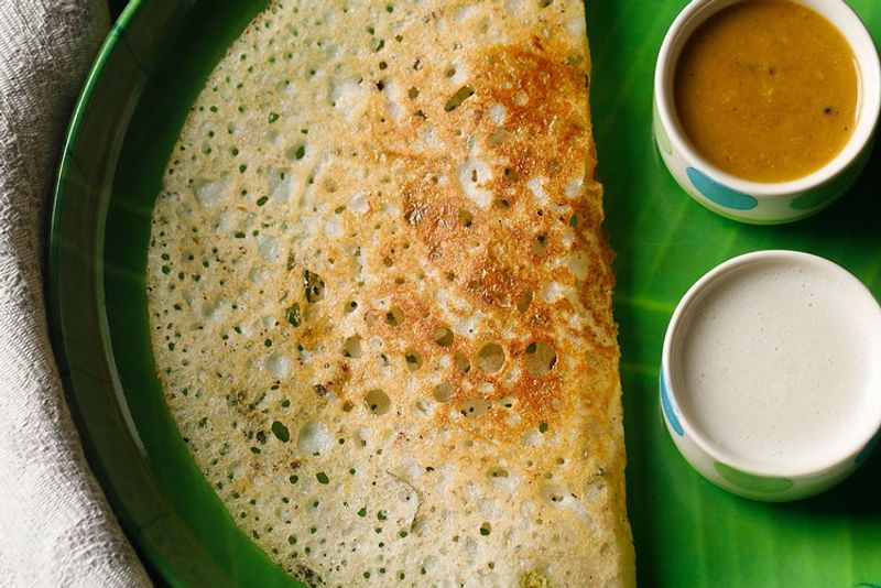 pudina kothamalli dosa how to make mint coriander dosa recipe in tamil mks