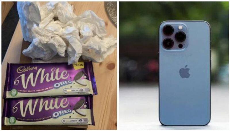 Man Left Stunned After Receiving Two Cadbury Chocolates Instead Of The iPhone 13 He Ordered