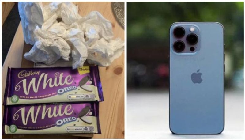 Man Left Stunned After Receiving Two Cadbury Chocolates Instead Of The iPhone 13 He Ordered