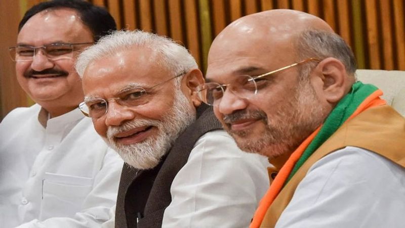 PM Modi shah and nadda PM Modi shah and nadda