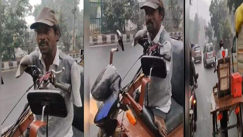 Anand Mahindra offers a job to differently abled Delhi man who drives a rickshaw