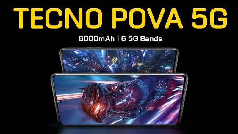 Tecno Pova 5G Companys First 5G Powered Smartphone With 6000mAh Battery  mnj