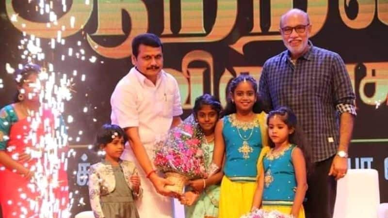 Kovai aatral function sathyaraj speech about mk stalin and senthil balaji