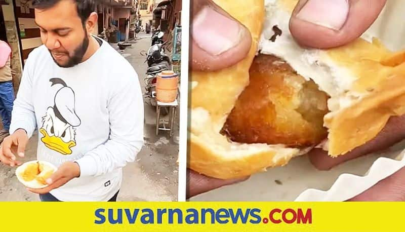 Food blogger tries gulab jamun samosa watch his reaction akb