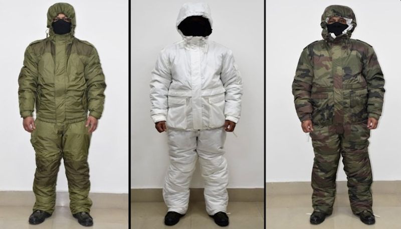 New extreme cold weather military clothing withstands up to minus 50 degree Celsius