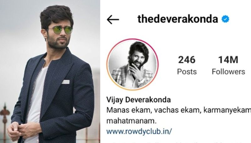 Vijay Devarakonda Social Media Followers