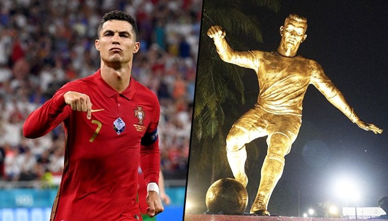 football Cristiano Ronaldo statue sparks debate over why star from Portugal that once colonised Goa is being honoured