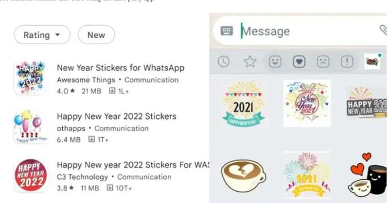 How to send Happy New Year stickers on WhatsApp, Instagram, check details here