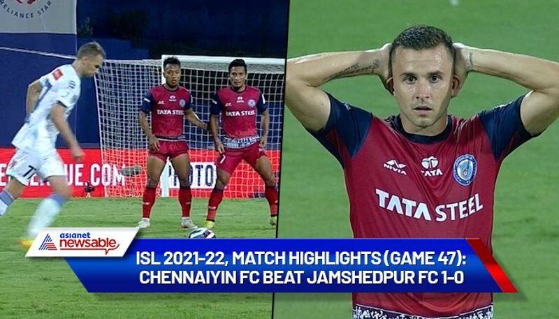 Indian Super League, ISL 2021-22, JFC vs CFC Match Highlights (Game 47): Lukasz Gikiewicz helps Chennaiyin FC beat Jamshedpur FC 1-0-ayh