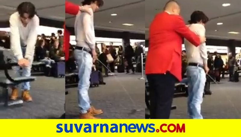 Video claiming SRKs son Aryan Khan urinating publicly at an airport is fake dpl