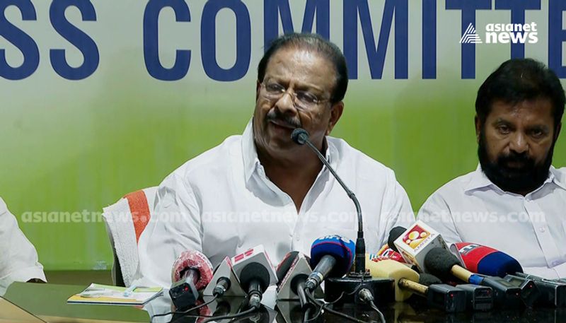 congress offices and cantonment house attacked says k sudhakaran