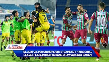 ISL 2021-22, Match Highlights (Game 50): Hyderabad FC leaves it late in high-octane draw vs ATK Mohun Bagan