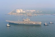 Aircraft Carrier Vikrant sets off for third phase of sea trials