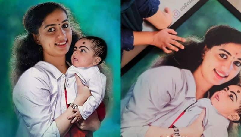 photo of vismaya with brothers baby goes viral