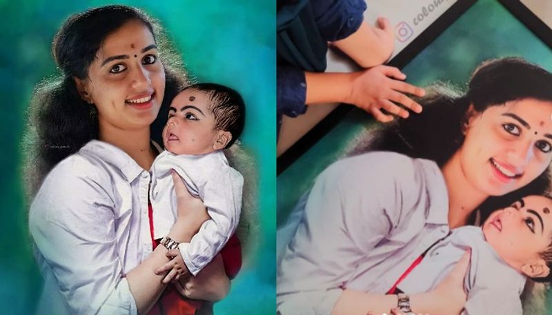 photo of vismaya with brothers baby goes viral