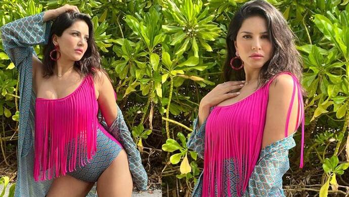 गुलाबी बिकिनी में Sunny Leone ने बढ़ाया टेम्प्रेचर तो देखते रह गए फैन्स, इस खूबसूरत जगह पर मना रही वेकेशन