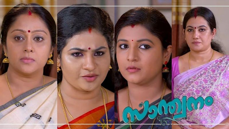 Asianet superhit serial Santhwanam latest review devi and aparna visit savithri