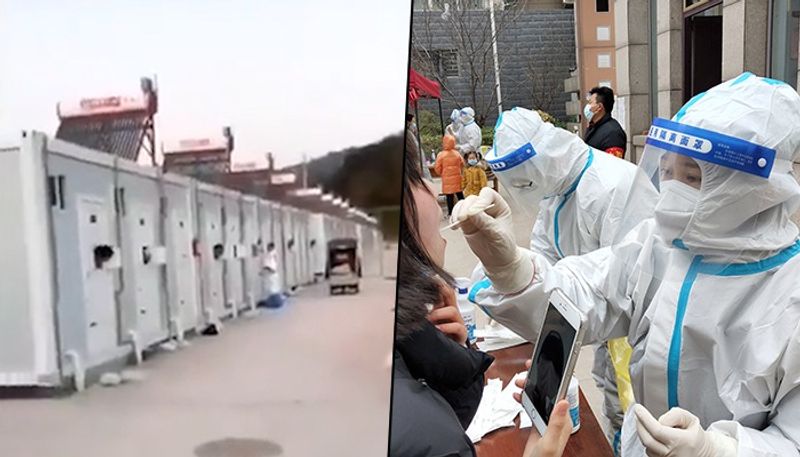 Is China forcefully confining COVID-19 patients in camped metal boxes?