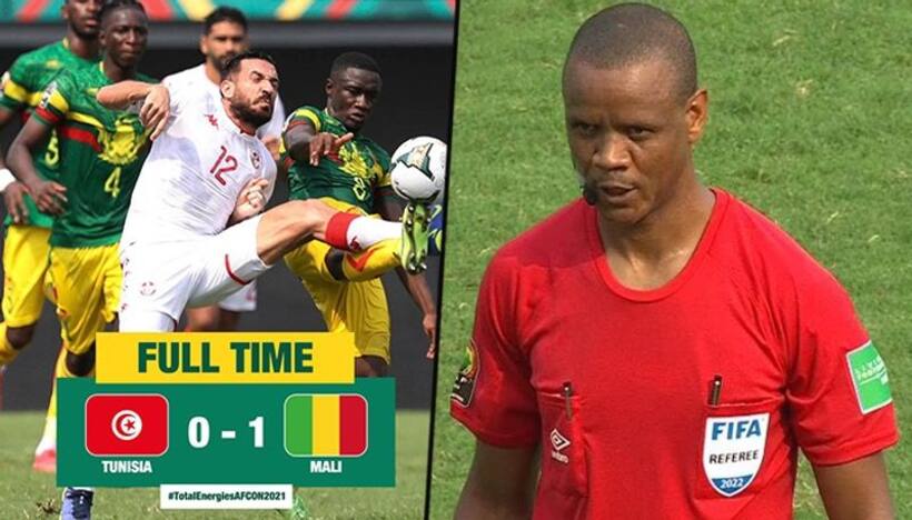 AFCON 2021: Referee blows full time early twice; furious Tunisia protest after 0 1 loss against Mali