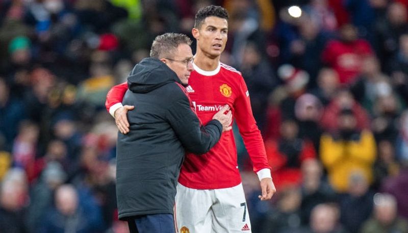 football premier league Cristiano Ronaldo warns he is not in Manchester United to compete in the 7th place ralf rangnick