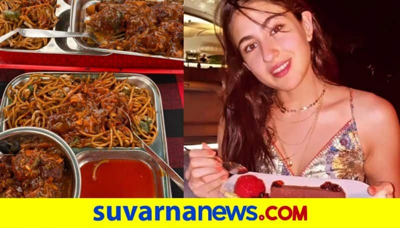 Sara Ali Khan indulges in desi Chinese food while shooting with Vicky Kaushal in Indore dpl