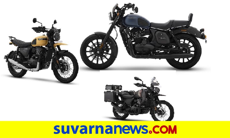 Yezdi Motorcycles return with 3 all new models  Adventure Scrambler and Roadster bike ckm