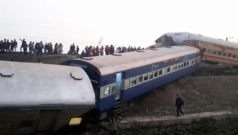 Guwahati Bikaner Express derails Dramatic footage shows extent of damage watch