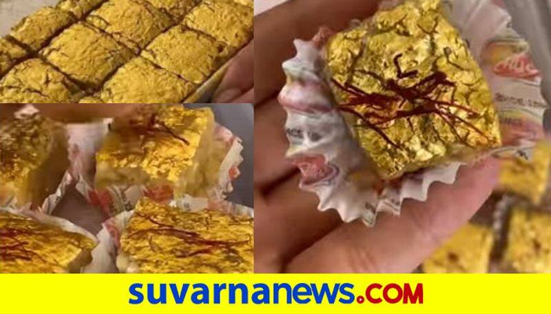 Delhi Sweets Shop Selling Gold Plated Mithai At Rs 16,000 Per kg